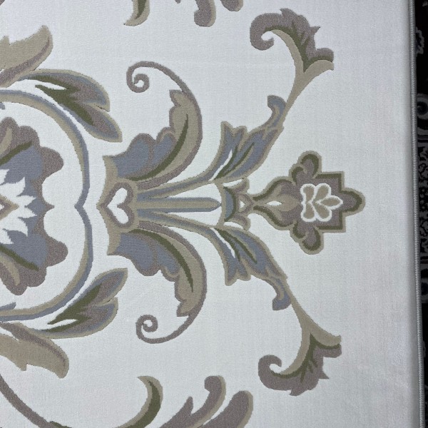 Turkish French palace rug 9002A sky green size 100x300