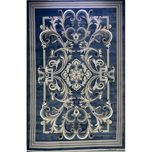 Turkish Geneva rug French pattern 42111A blue size 250*350
