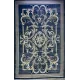 Turkish Geneva rug French pattern 42111A blue size 100x300