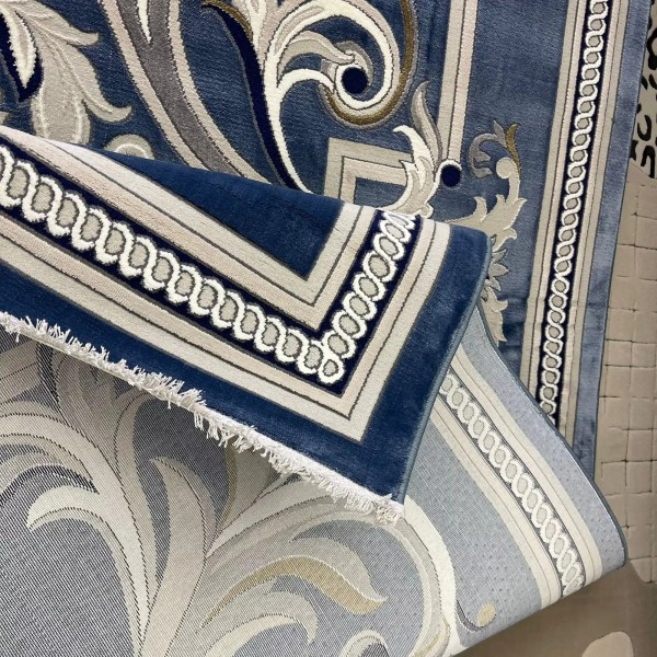 Turkish Geneva rug French pattern 42111A blue size 250*350