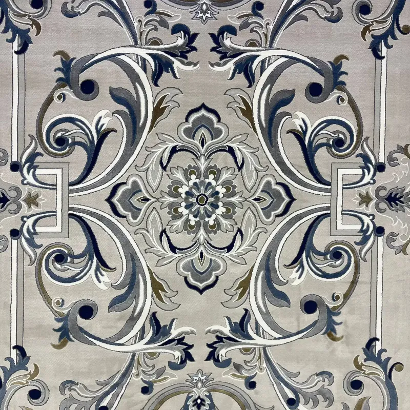 Turkish Geneva rug French pattern 42111A Light grey size 400*500