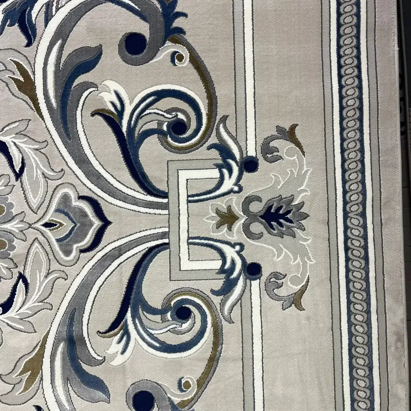 Turkish Geneva rug French pattern 42111A Light grey size 400*500