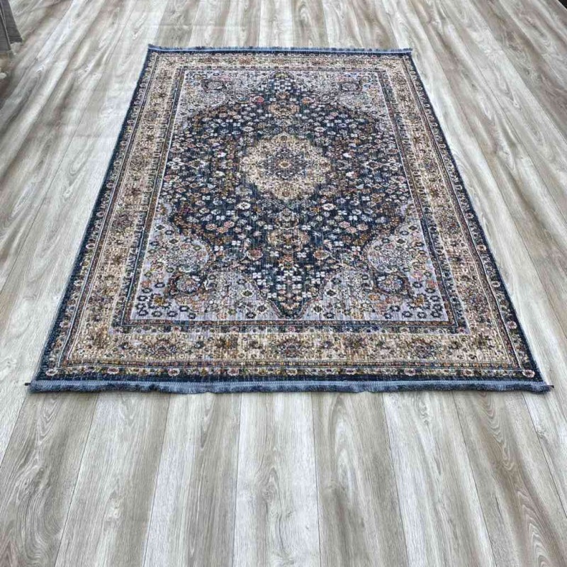 Bulgarian Carpet Hannover B571A Cyan Beige