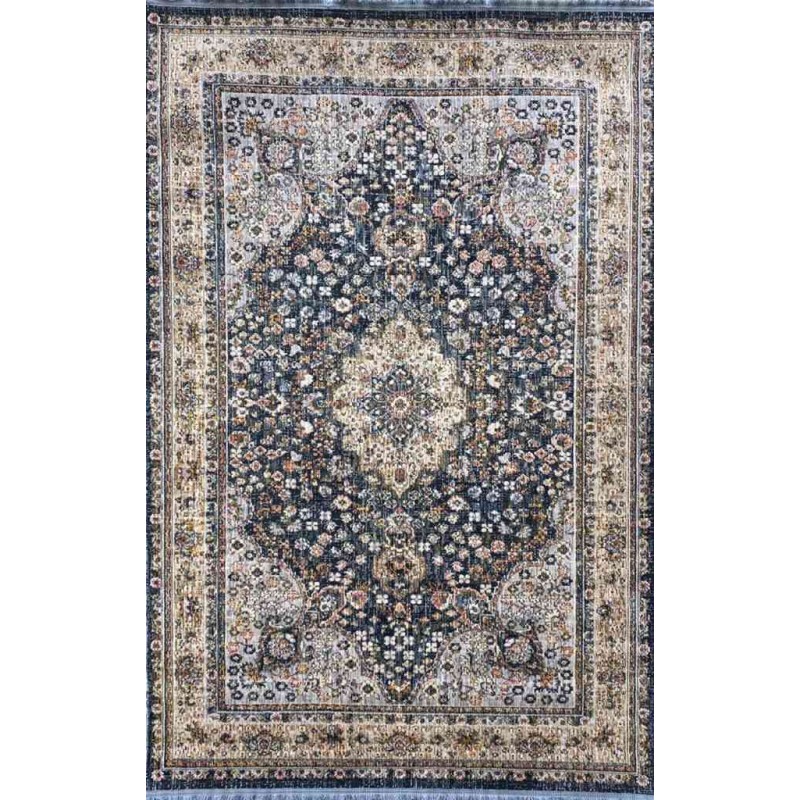 Bulgarian Carpet Hannover B571A Cyan Beige