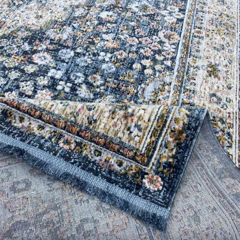 Bulgarian Carpet Hannover B571A Cyan Beige