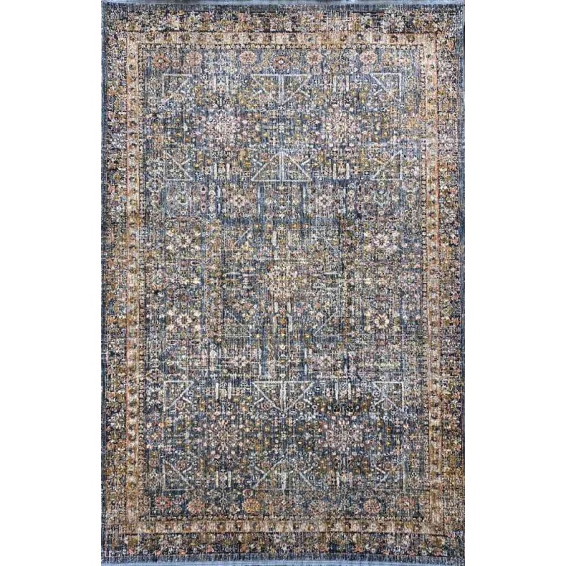 Bulgarian Carpet Hannover K079B Cyan Beige