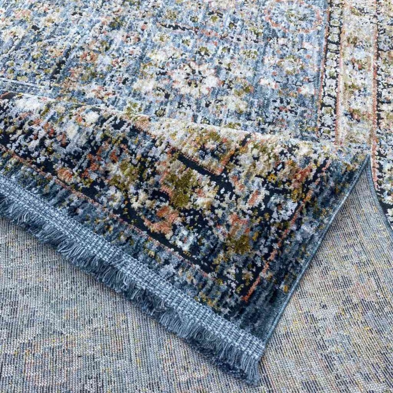 Bulgarian Carpet Hannover K079B Cyan Beige