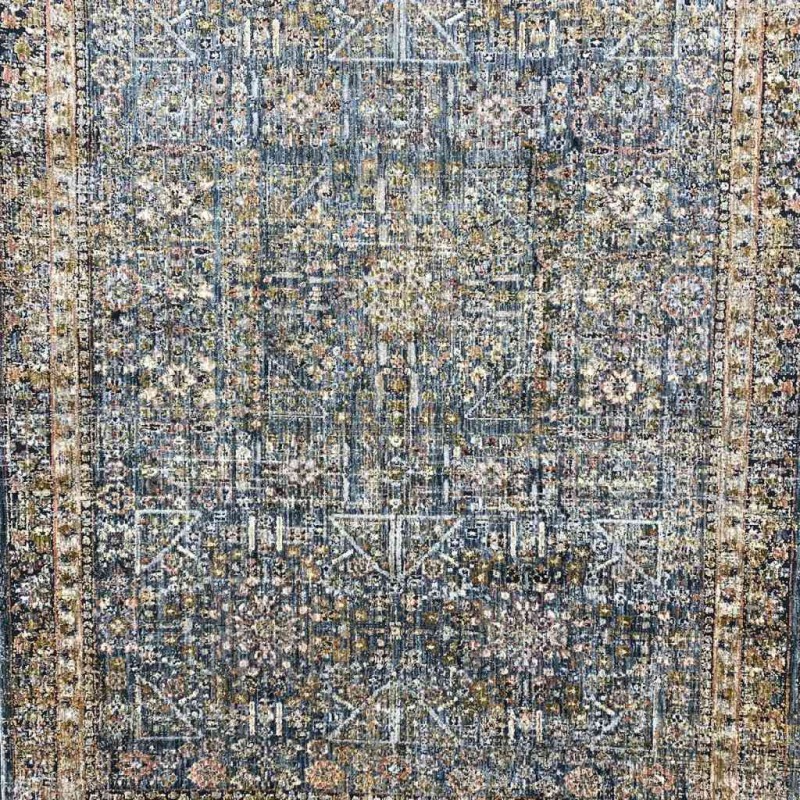 Bulgarian Carpet Hannover K079B Cyan Beige