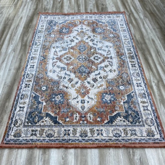 Bulgarian carpet hannover k085A beige orange