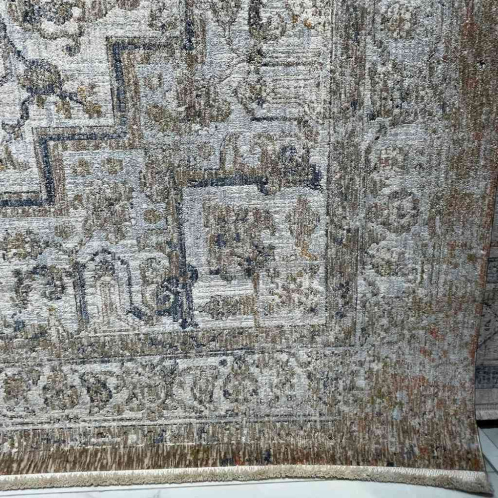 سجاد تركي هانوفر B566B بيج غامق رصاصي فاتح مقاس 300*400