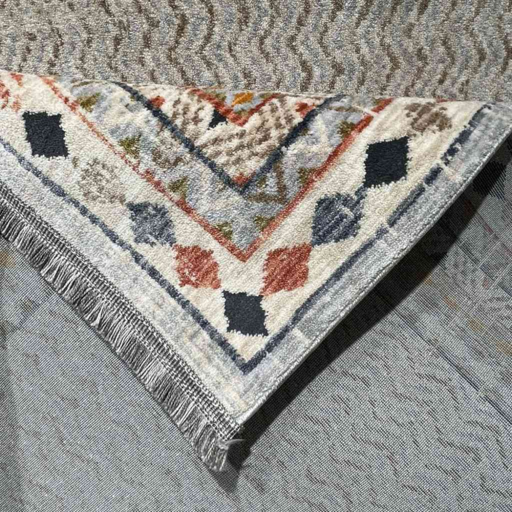 سجاد تركي هانوفر KC04A بيج مولتي روز مقاس 300*400