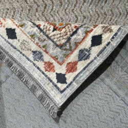 سجاد تركي هانوفر KC04A بيج مولتي روز مقاس 300*400