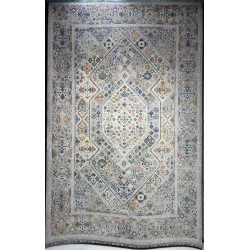 سجاد تركي هانوفر KC17A رصاصي فاتح مولتي روز مقاس 80*150