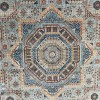 Turkish rugs Hanover KM80A TURQUOISE Dark BLUE Size 150*220