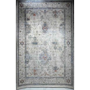 سجاد تركي هانوفر O117G بيج رصاصي فاتح مقاس 150*220