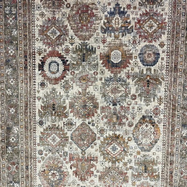 سجاد تركي هانوفر KK34A بيج مولتي روز مقاس 200*300