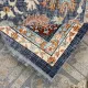 Turkish rugs Hanover KM79A Dark blue cream Size 150*220