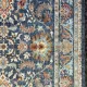 Turkish rugs Hanover KM79A Dark blue cream Size 150*220
