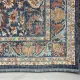 Turkish rugs Hanover KM79A Dark blue cream Size 150*220