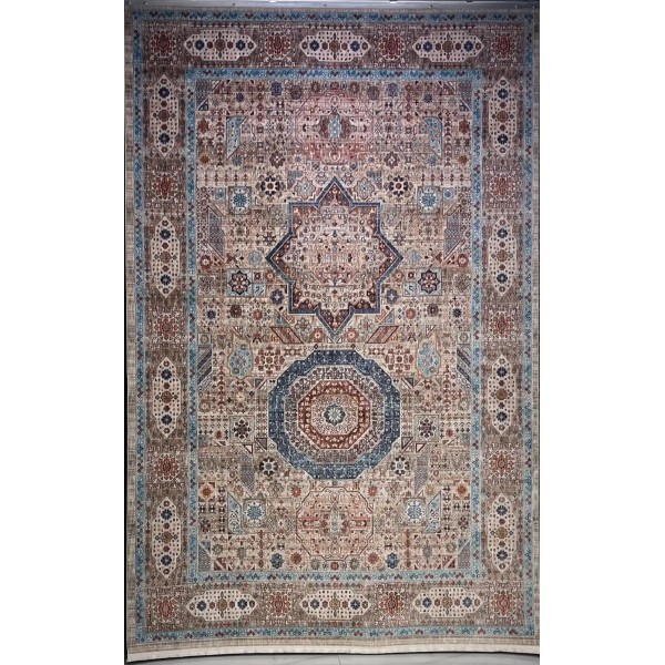 سجاد تركي هانوفر KM82A كريم زهري مقاس 300*400