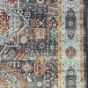 سجاد تركي هانوفر KM82A سماوي غامق تركواز مقاس 150*220