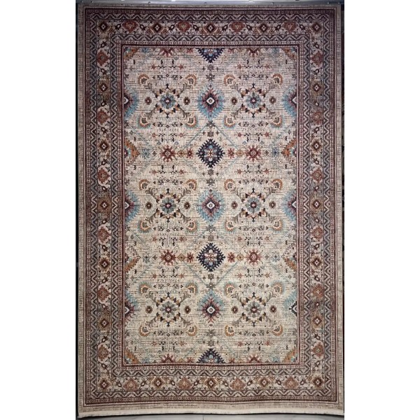 سجاد تركي هانوفر KM88A كريم بيج غامق مقاس 300*400