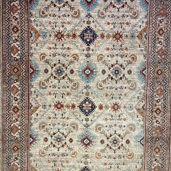 سجاد تركي هانوفر KM88A كريم بيج غامق مقاس 300*400