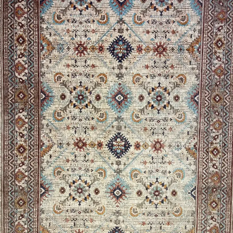 Turkish rugs Hanover KM88A dark beige cream Size 150*220