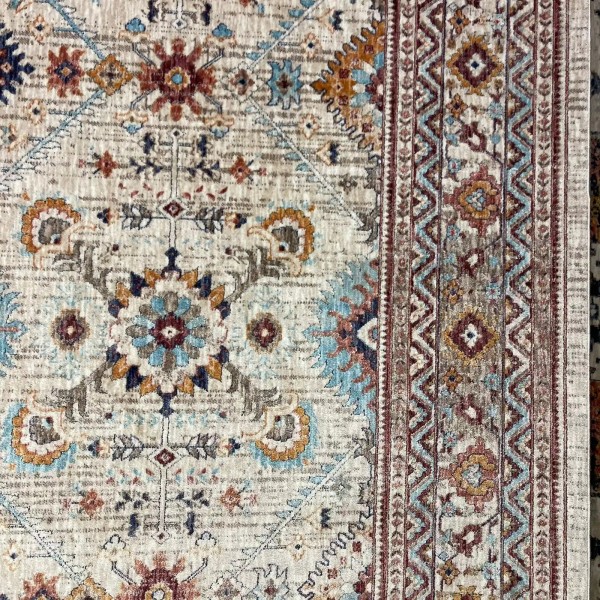 سجاد تركي هانوفر KM88A كريم بيج غامق مقاس 300*400
