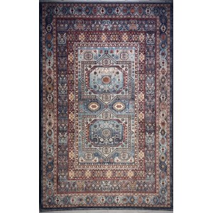 Turkish rugs Hanover KM90A dark blue red Size 250*350