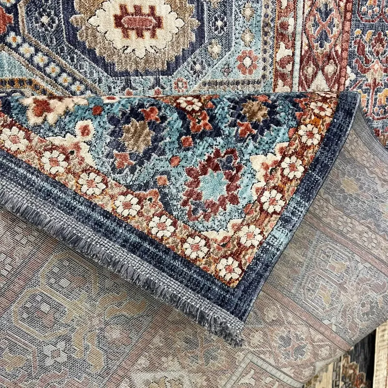 Turkish rugs Hanover KM90A dark blue red Size 200*300