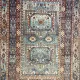 Turkish rugs Hanover KM90A dark blue red Size 200*300