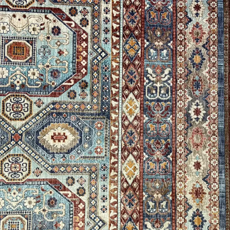 Turkish rugs Hanover KM90A dark blue red Size 200*300