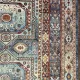 Turkish rugs Hanover KM90A dark blue red Size 200*300