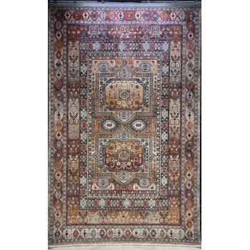 سجاد تركي هانوفر KM90A اورنج احمر مقاس 150*220