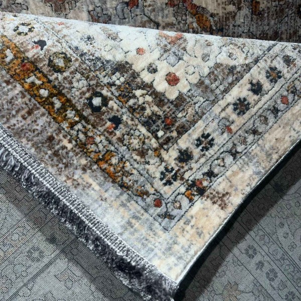 سجاد تركي هانوفر KR17D بيج مولتي أكوا مقاس 200*300