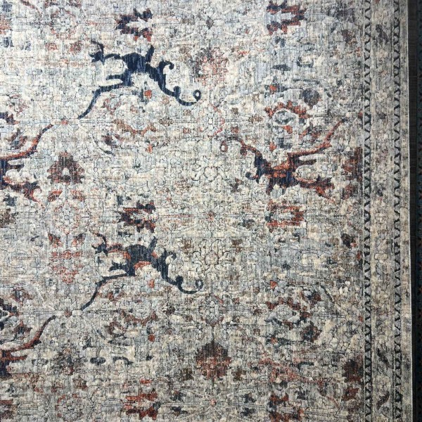 سجاد تركي هانوفر KR19A بيج رصاصي غامق مقاس 200*300