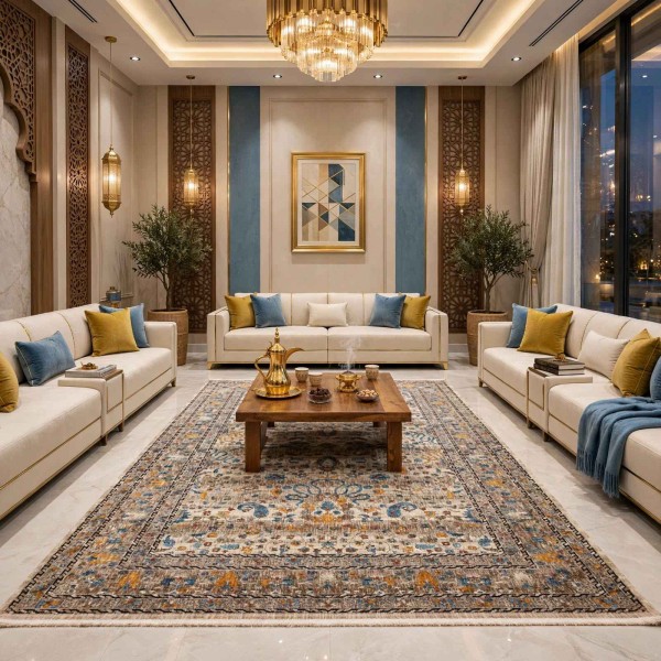 Türkiye Hannover Bohemian Rugs KR24A CREAM ORANGE Size 200*300