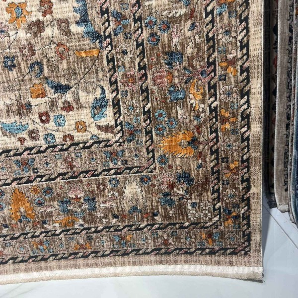 Türkiye Hannover Bohemian Rugs KR24A CREAM ORANGE Size 200*300