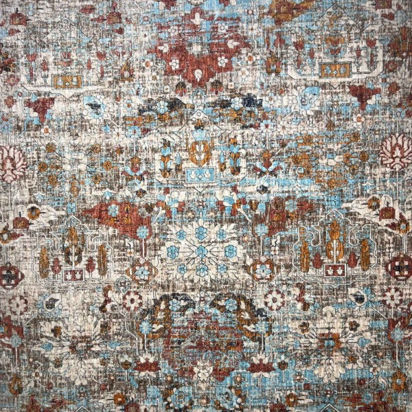 سجاد هانوفر بوهيمي تركي KR28B كريم برتقالي مقاس 150*220