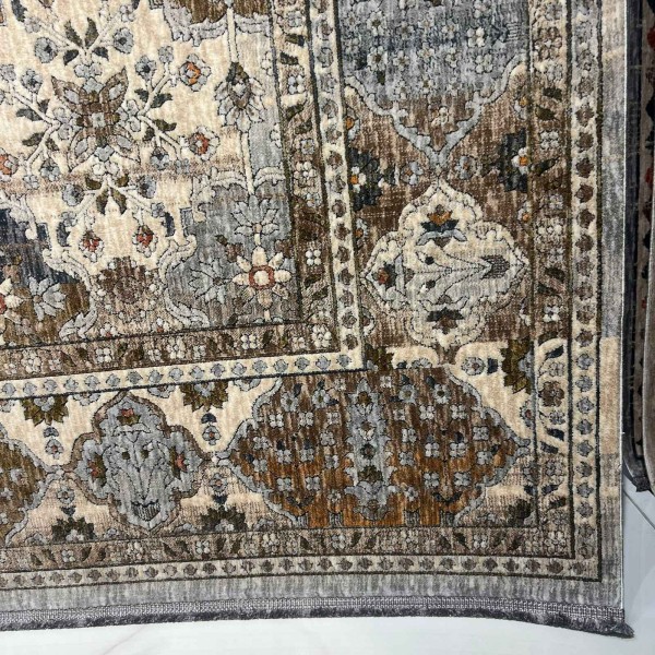سجاد هانوفر بوهيمي تركي KR29A بيج اخضر مقاس 300*400