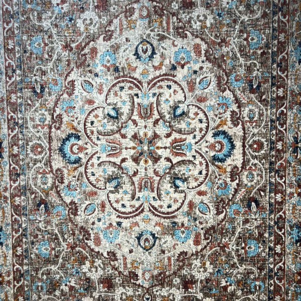 سجاد هانوفر بوهيمي تركي KR31A بيج احمر مقاس 150*220