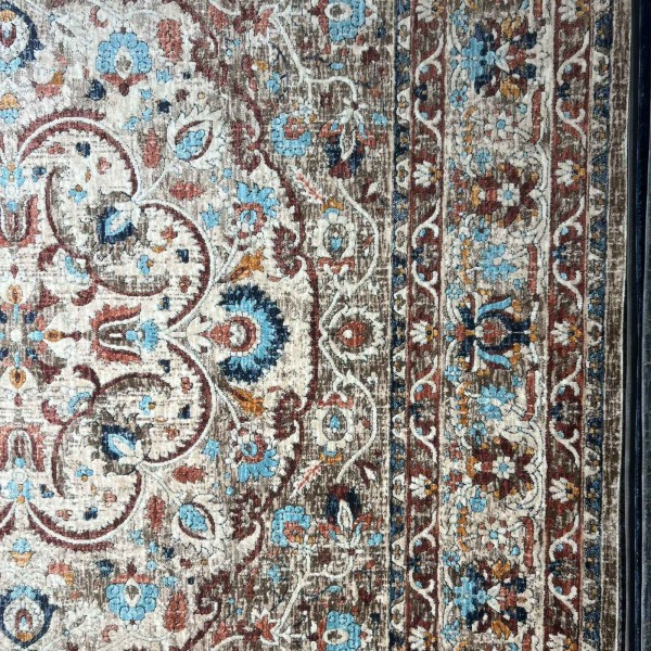سجاد هانوفر بوهيمي تركي KR31A بيج احمر مقاس 150*220