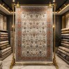 سجاد هانوفر بوهيمي الهبة تركي KR32A بيج مولتي روز مقاس 150*220