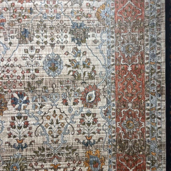 سجاد هانوفر بوهيمي الهبة تركي KR32A بيج مولتي روز مقاس 150*220