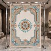 HILTON Turkish Rug 43759A CREAM AQUA Size 80*150