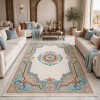 HILTON Turkish Rug 43759A CREAM AQUA Size 80*150