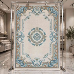 HILTON Turkish Rug 43759A CREAM BROWN Size 100*200