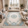 HILTON Turkish Rug 43759A CREAM BROWN Size 100*200