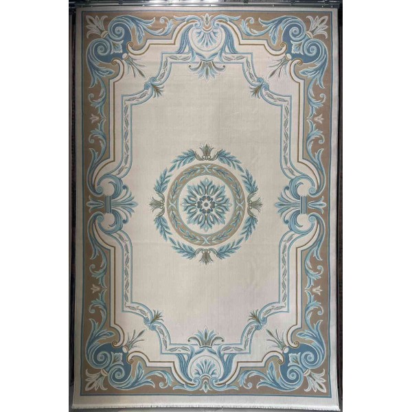 HILTON Turkish Rug 43759A CREAM BROWN Size 100*200